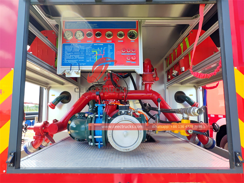 Howo 4x2 fire fighting truck
