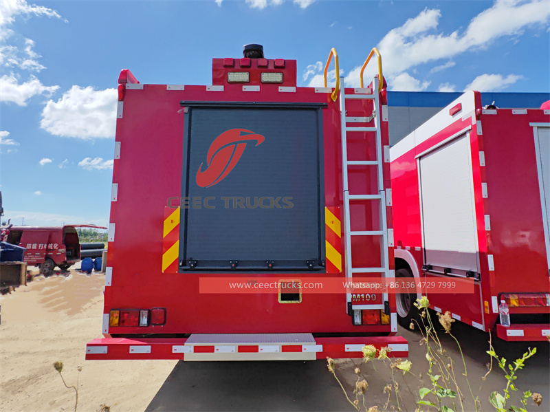 Howo 4x2 fire fighting truck