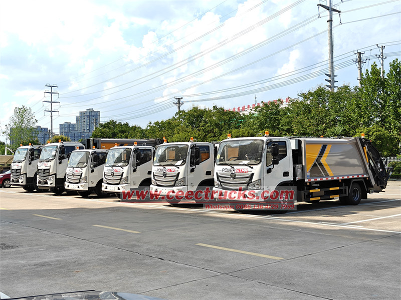 FOTON rear loader garbage truck