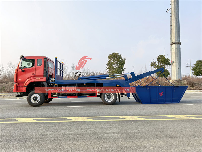 Howo off road skip loader truck