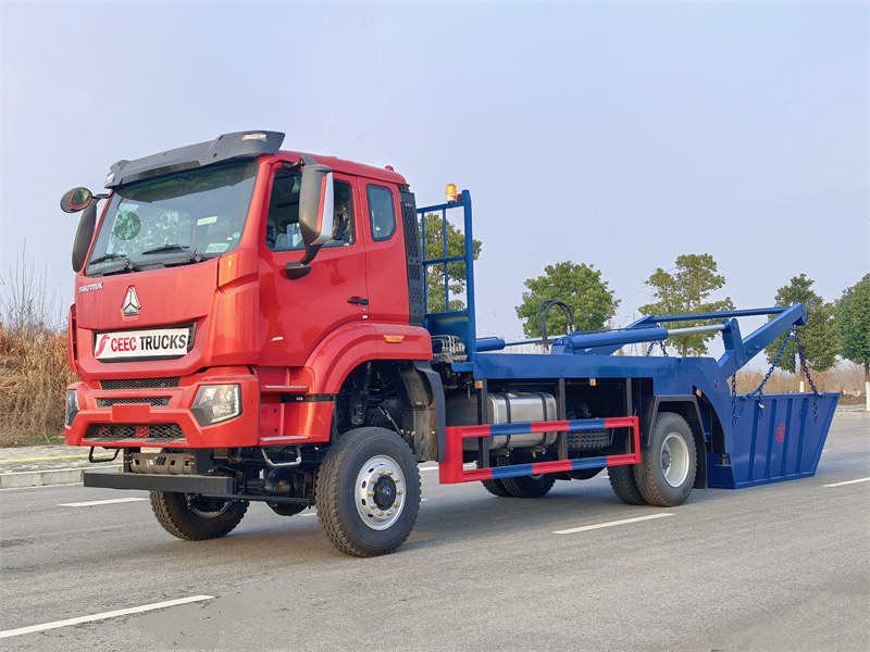 Howo skip loader truck