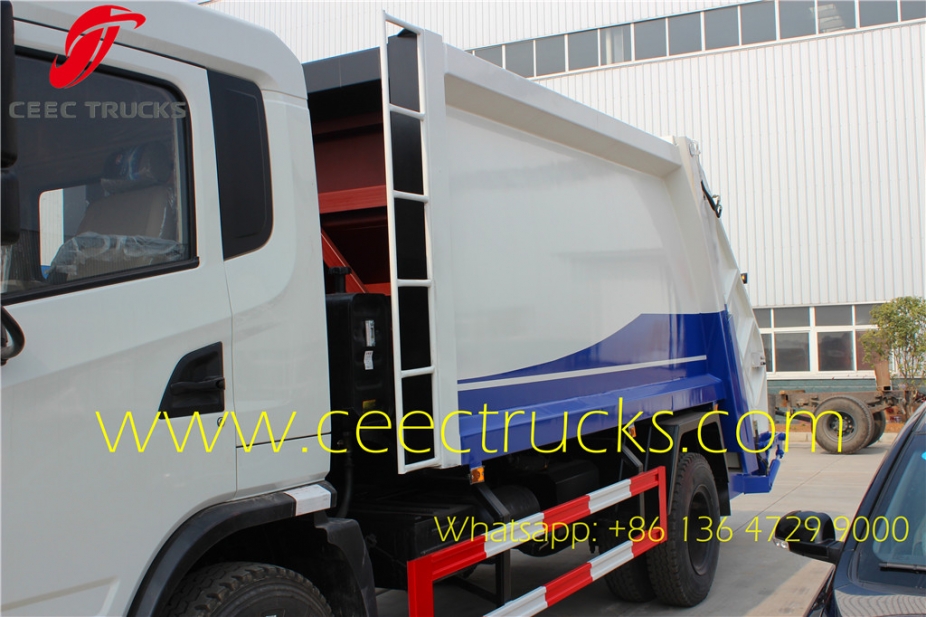 SHACMAN 10-12 m³ refuse compression vehicle maunfacturer