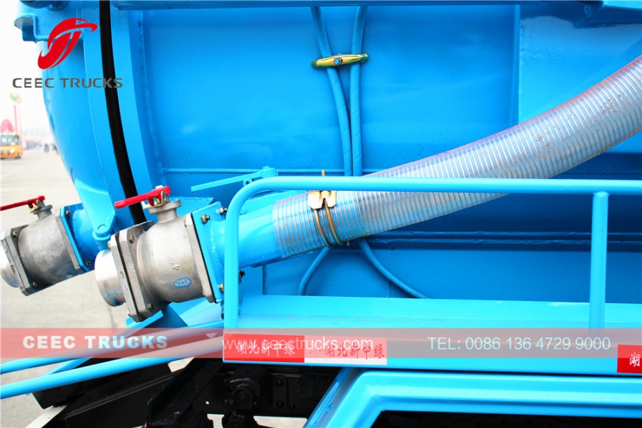 东风8000升化粪池吸粪车