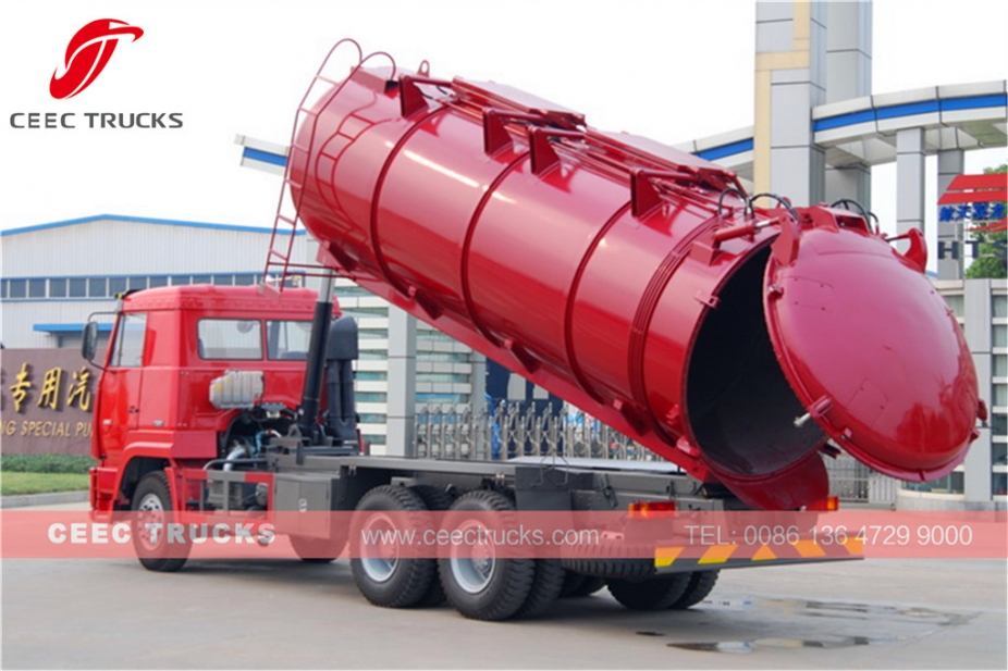 豪沃18立方米化粪池清理车出售