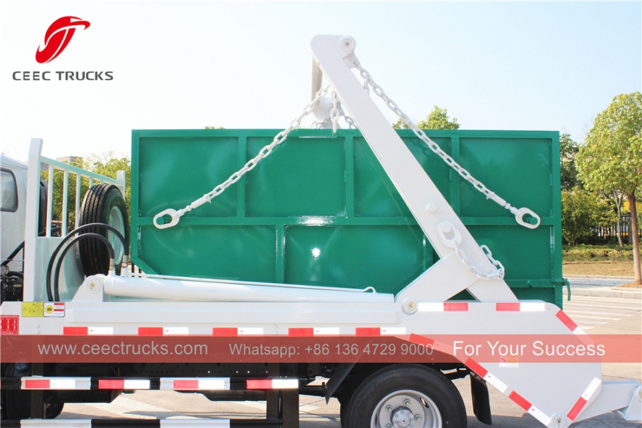 五十铃4立方米摆臂式垃圾车