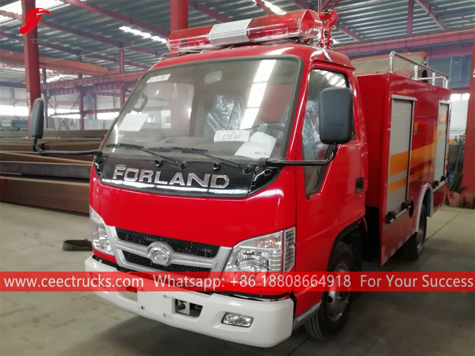 福田1500升消防车
