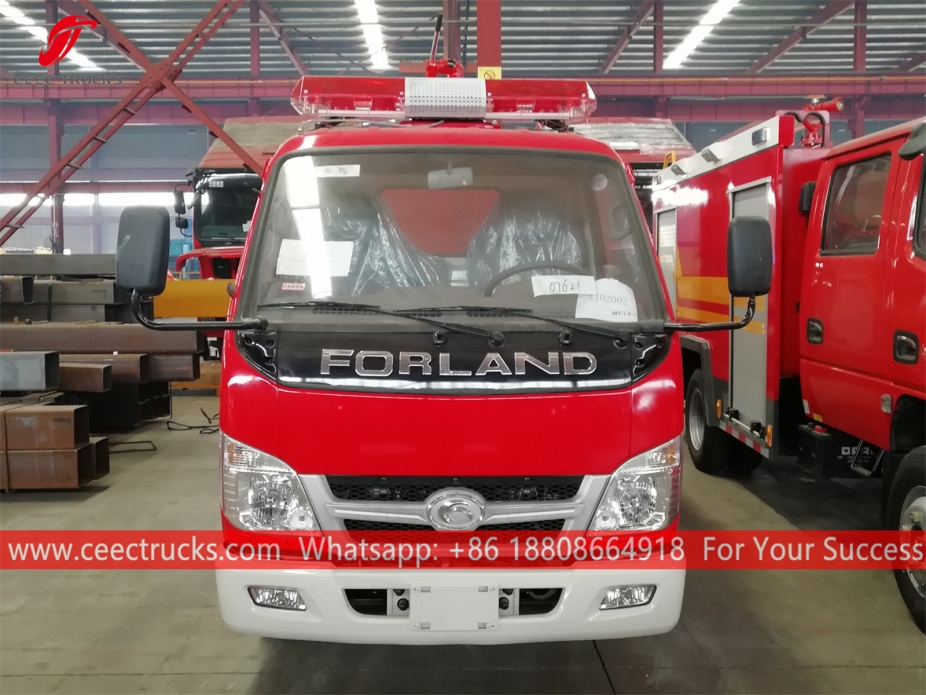 福田1500升消防车