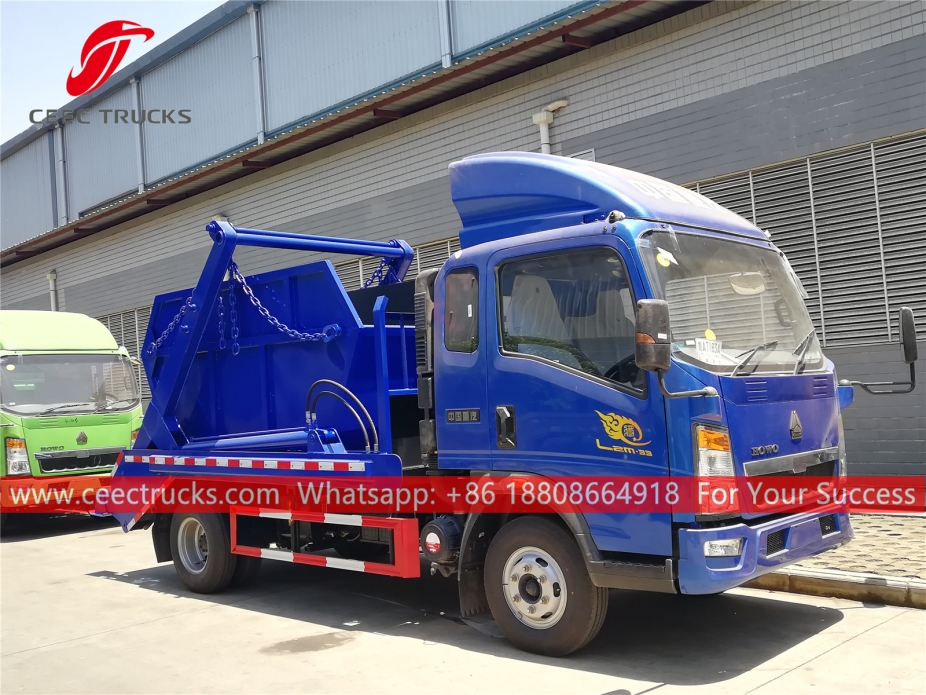 6立方米豪沃集装箱装卸车