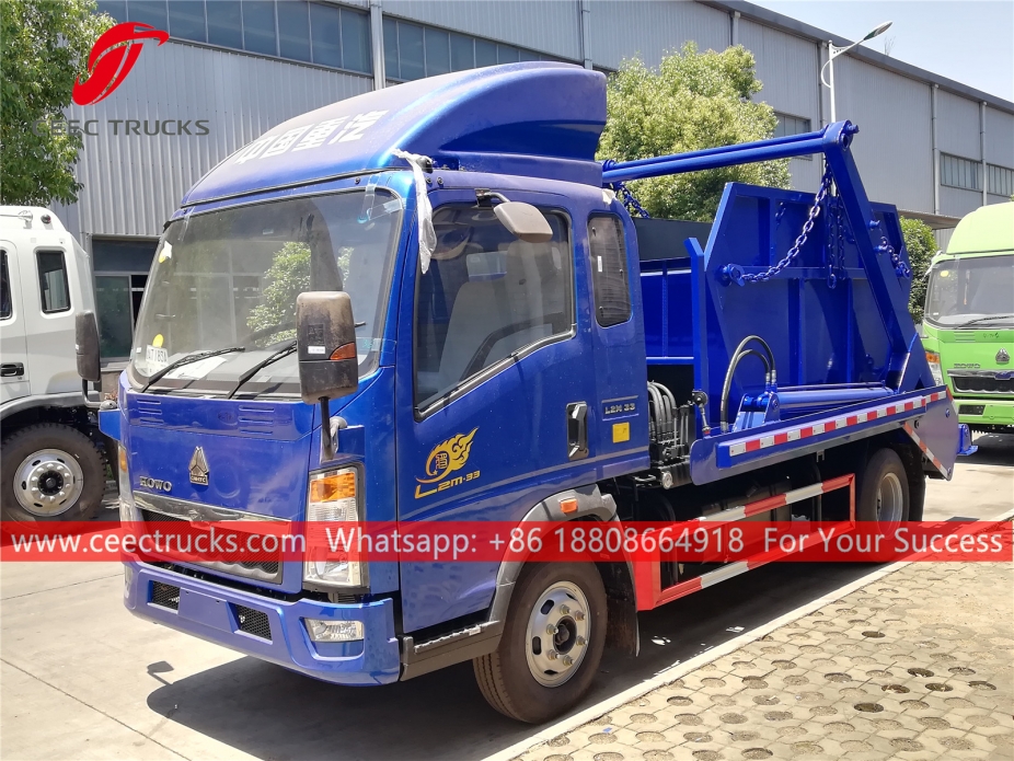 6立方米豪沃集装箱装卸车