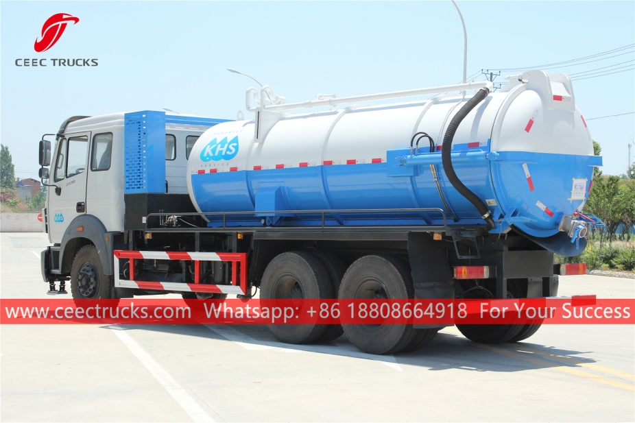 10000升北奔吸污罐车