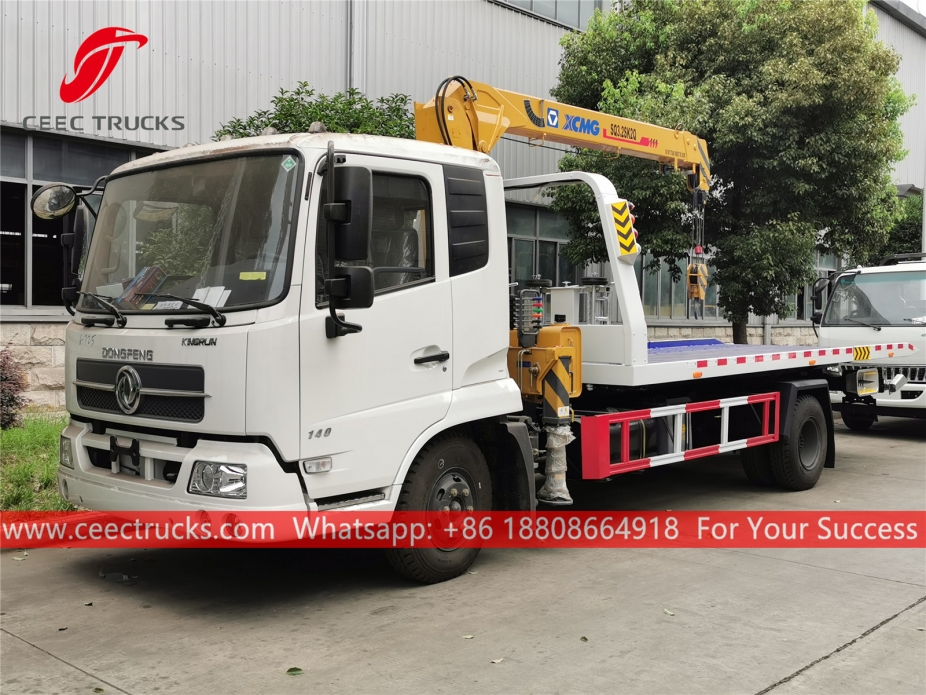 5吨带吊机的路况救援车