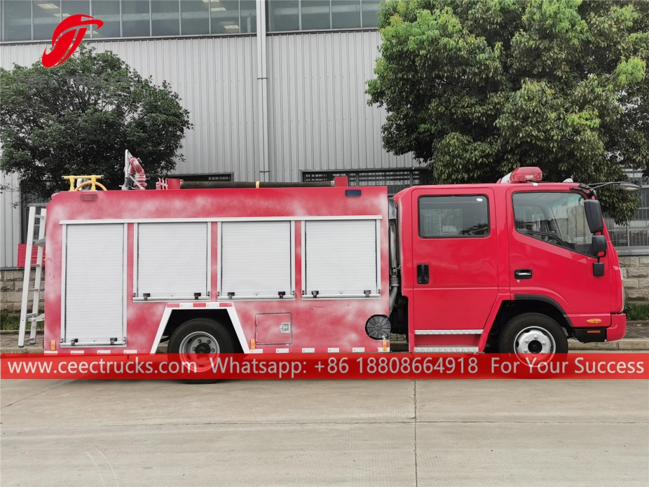 江淮3立方米洒水消防车