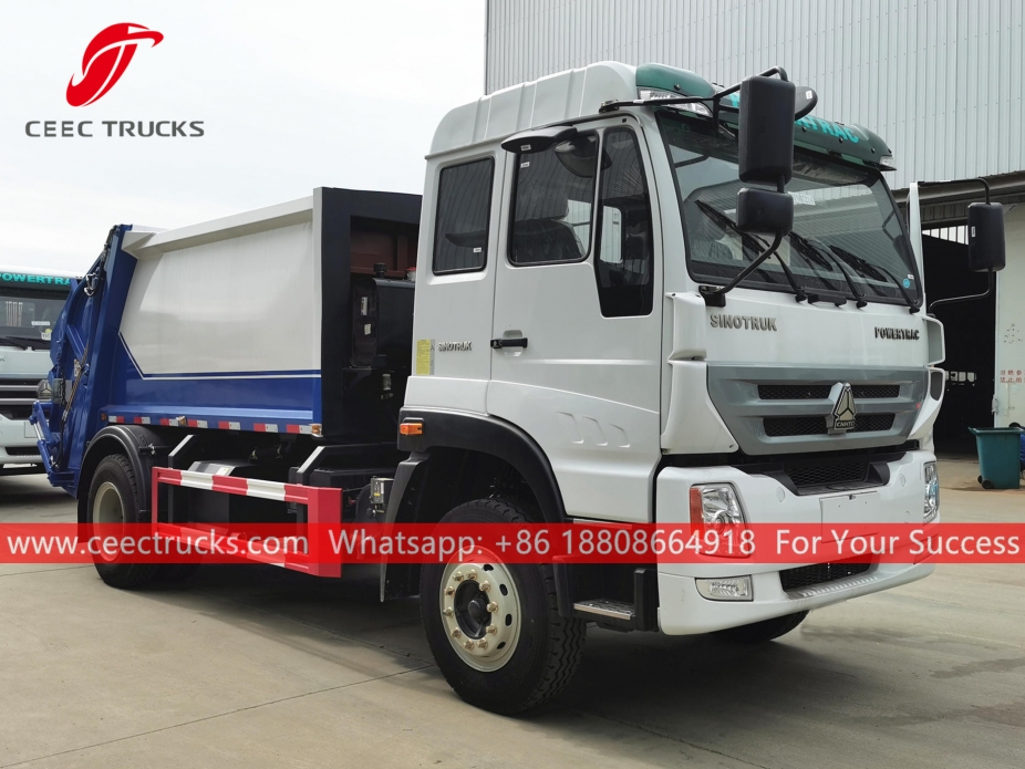 菲律宾8立方米垃圾压缩车