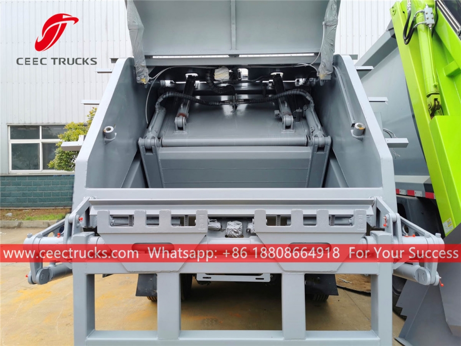 New designed 6,000 liters refuse compression truck body
