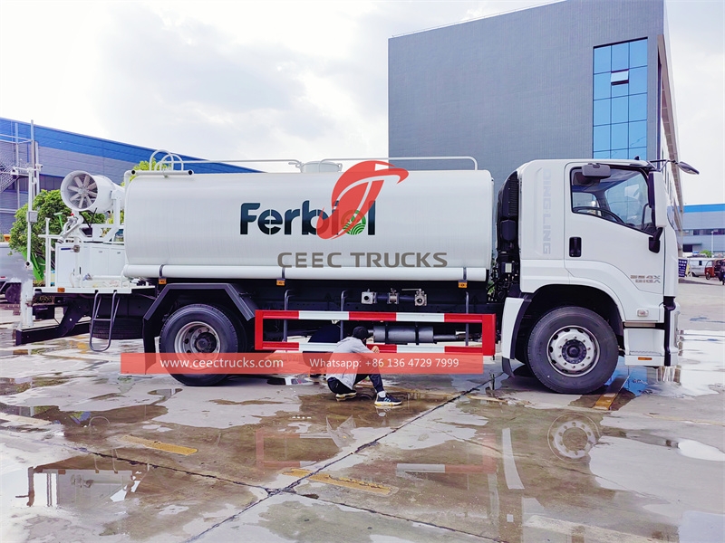 五十铃GIGA高效除尘车，16立方米大容量