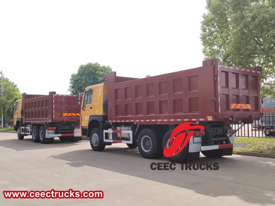 豪沃371马力矿用自卸车