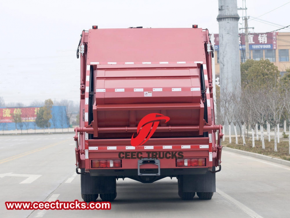 豪沃12立方米垃圾箱压缩车