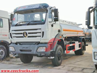 Beiben 1929 offroad 4WD 8000L fuel tank truck
