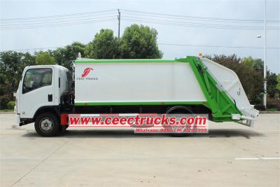 ISUZU NPR NQR 10CBM rear end loader garbage truck