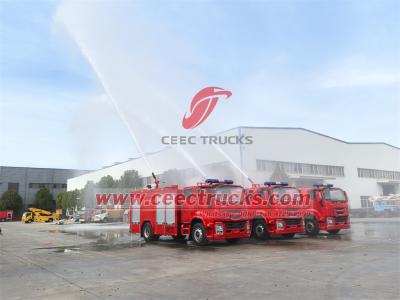 Isuzu new GIGA 4X 5500 Liters fire department rescue truck
