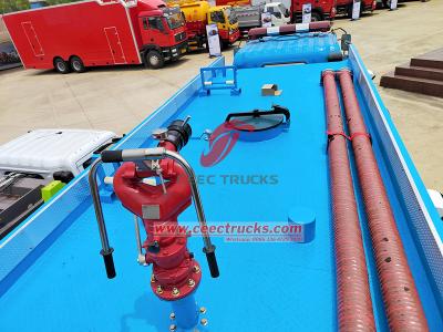 HOWO pumper tanker fire rescue truck