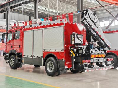 HOWO 4x2 heavy duty rescue firefighting trucks