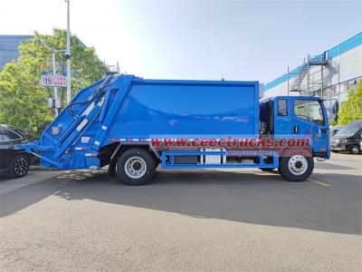 Zambia FAW 4X4 8cbm rear loader compactor