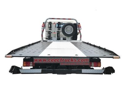 Howo flatbed road rescue tow truck