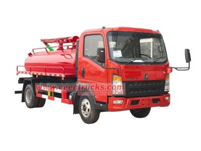 Howo septic tank pump truck