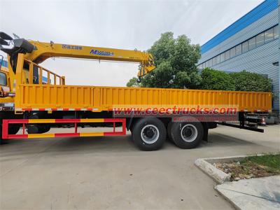 FAW 6x4 RHD 8tons boom crane truck
