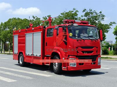 Isuzu  GIGA 4X dry powder fire fighting truck