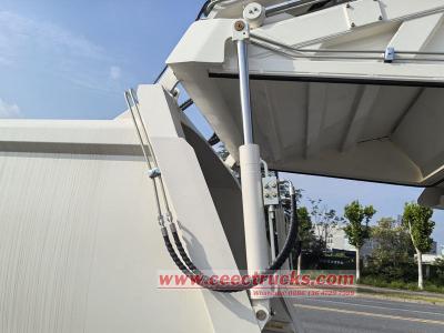 Isuzu ELF rear loader garbage truck