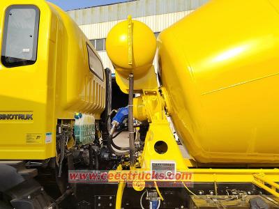 Howo RHD concrete mixer truck