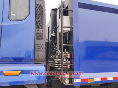 HOWO 300hp rear loader garbage truck