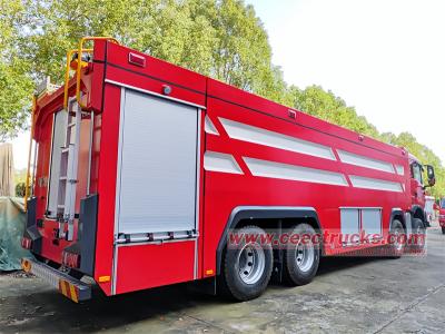 HOWO TX 8x4 24tons foam water fire truck