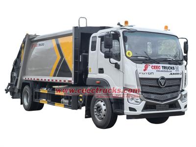 FOTON 16CBM rear end loader garbage truck