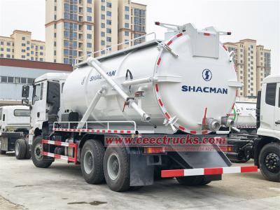 Shacman 385HP sewer pumper vacuum truck