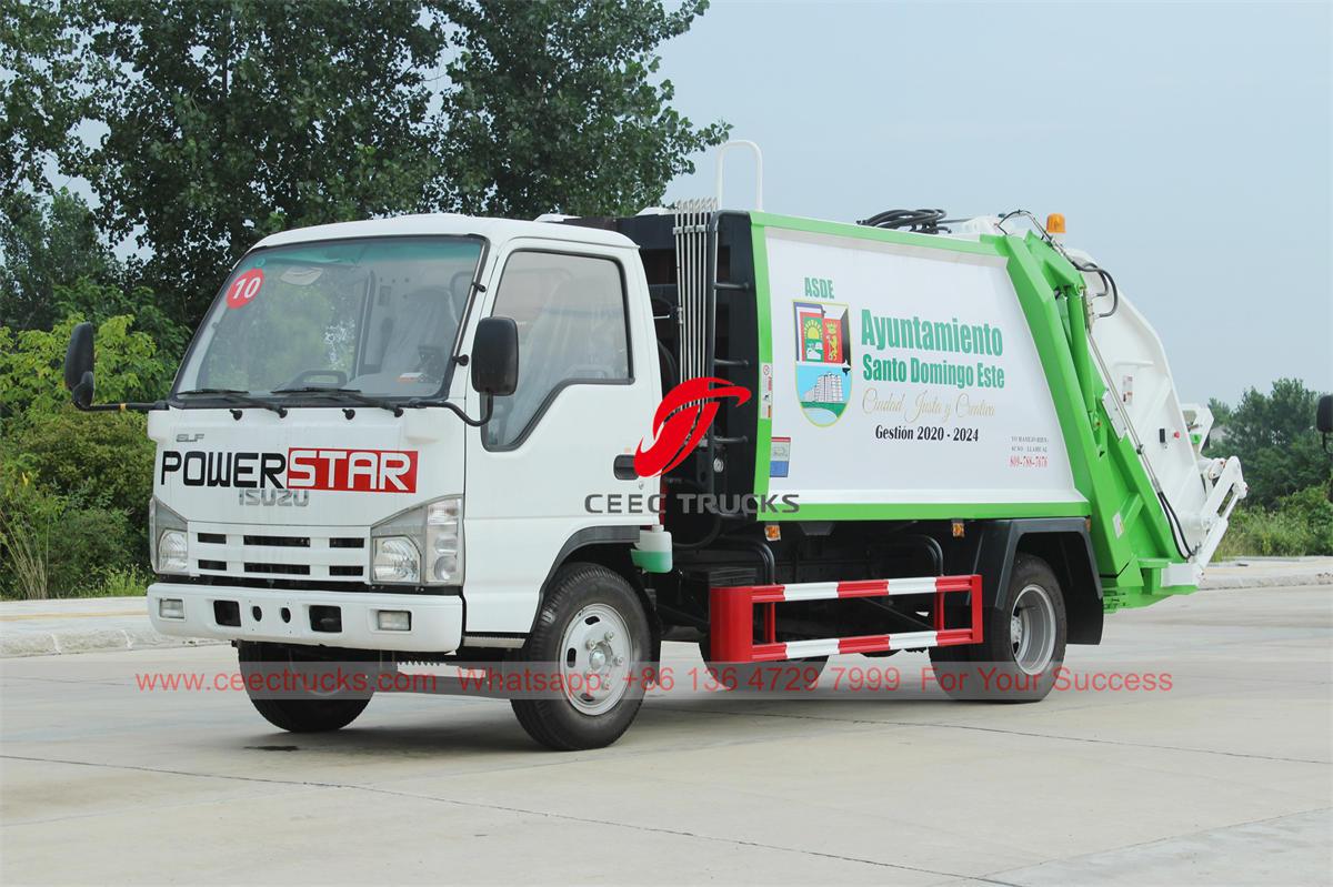 五十铃 NKR 6CBM 垃圾压实车供应商 - CEEC TRUCKS