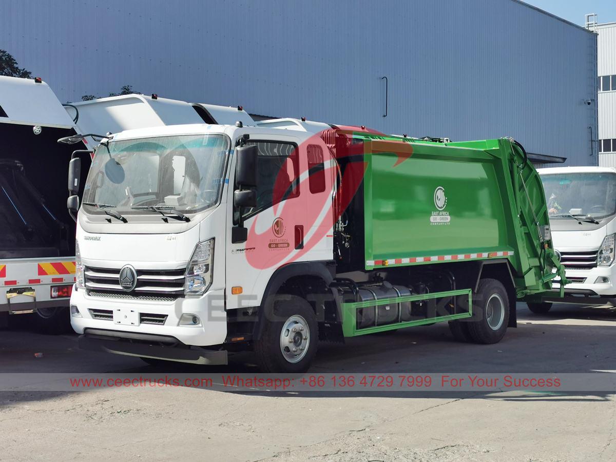 HOWO 8立方米垃圾压缩车（非洲版）