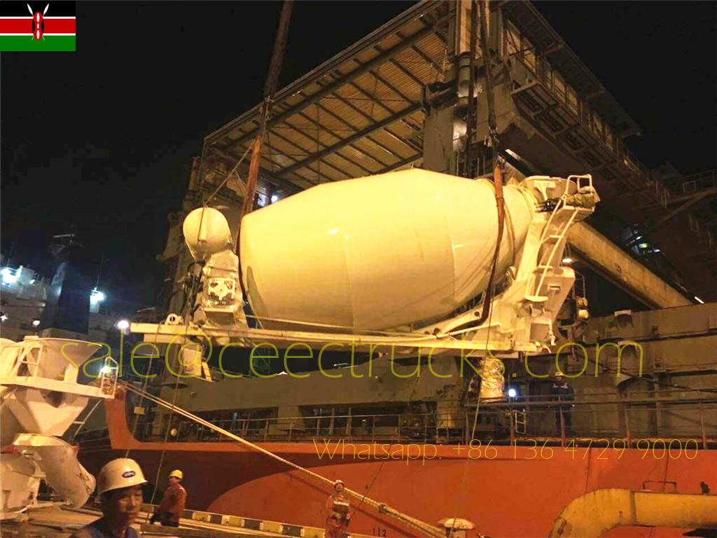 肯尼亚CIVICON公司从中国国际卡车公司采购8立方米搅拌车车身