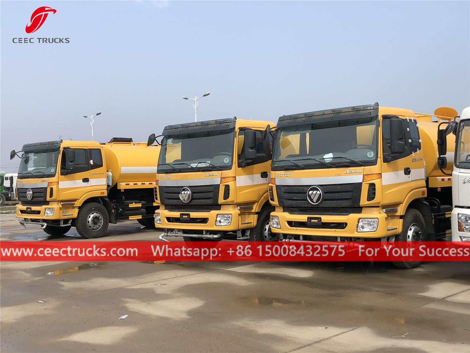 5辆福田20方洒水车发往乌兹别克斯坦