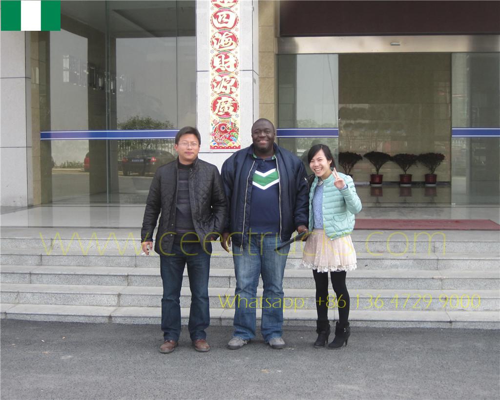 尼日利亚客户访问我们，检查CEEC工厂