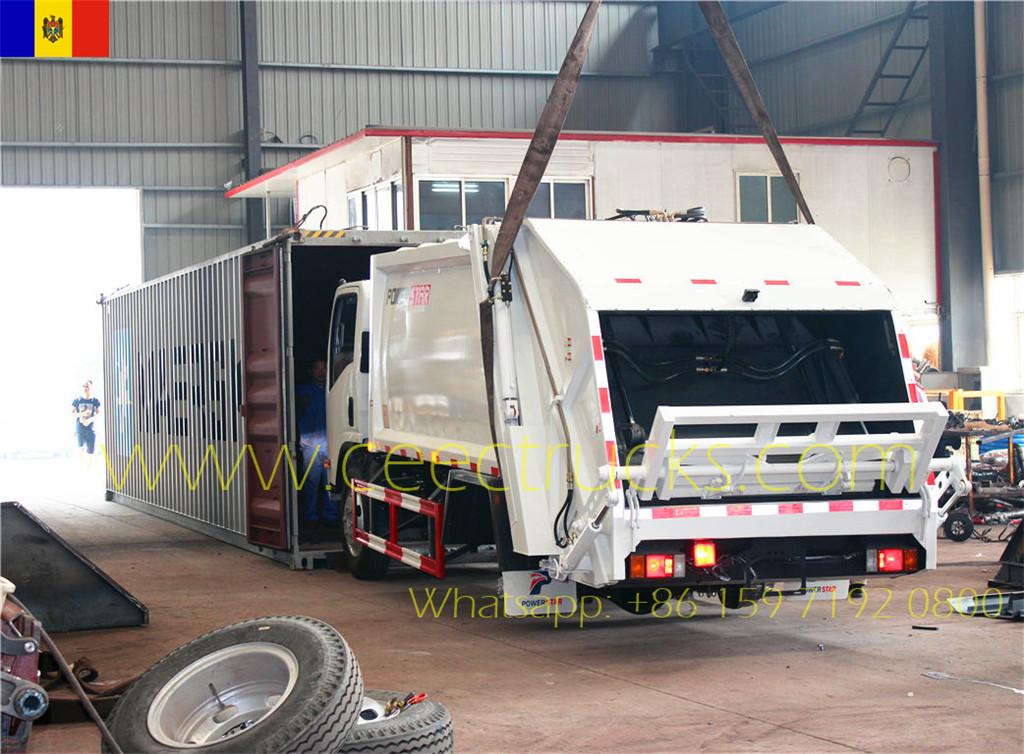 东南欧客户购买五十铃8立方压缩垃圾车