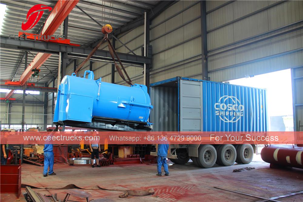 马耳他-真空油罐车上部车体出口