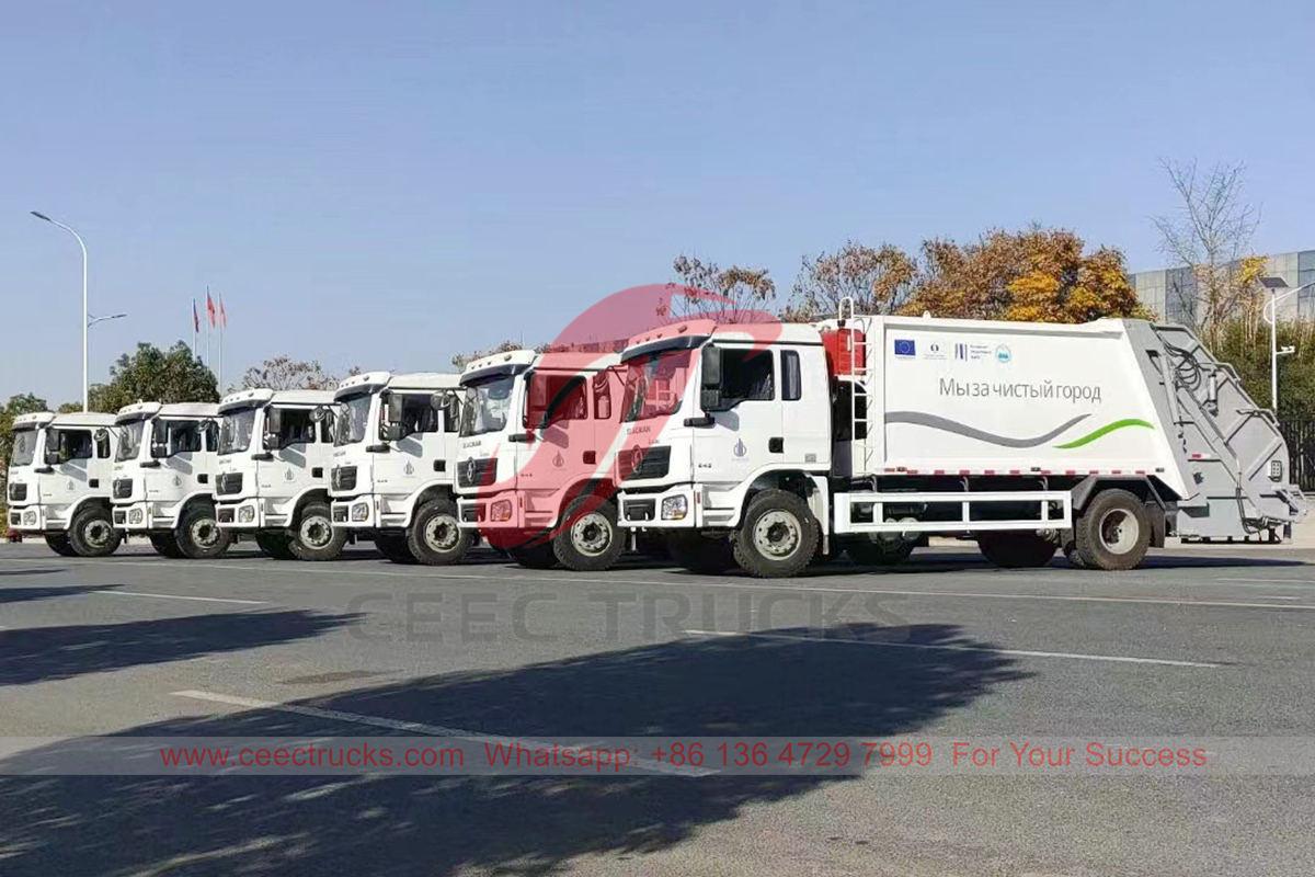 吉尔吉斯斯坦 - CEEC TRUCKS 出口 6 辆 Shacman 垃圾压缩车