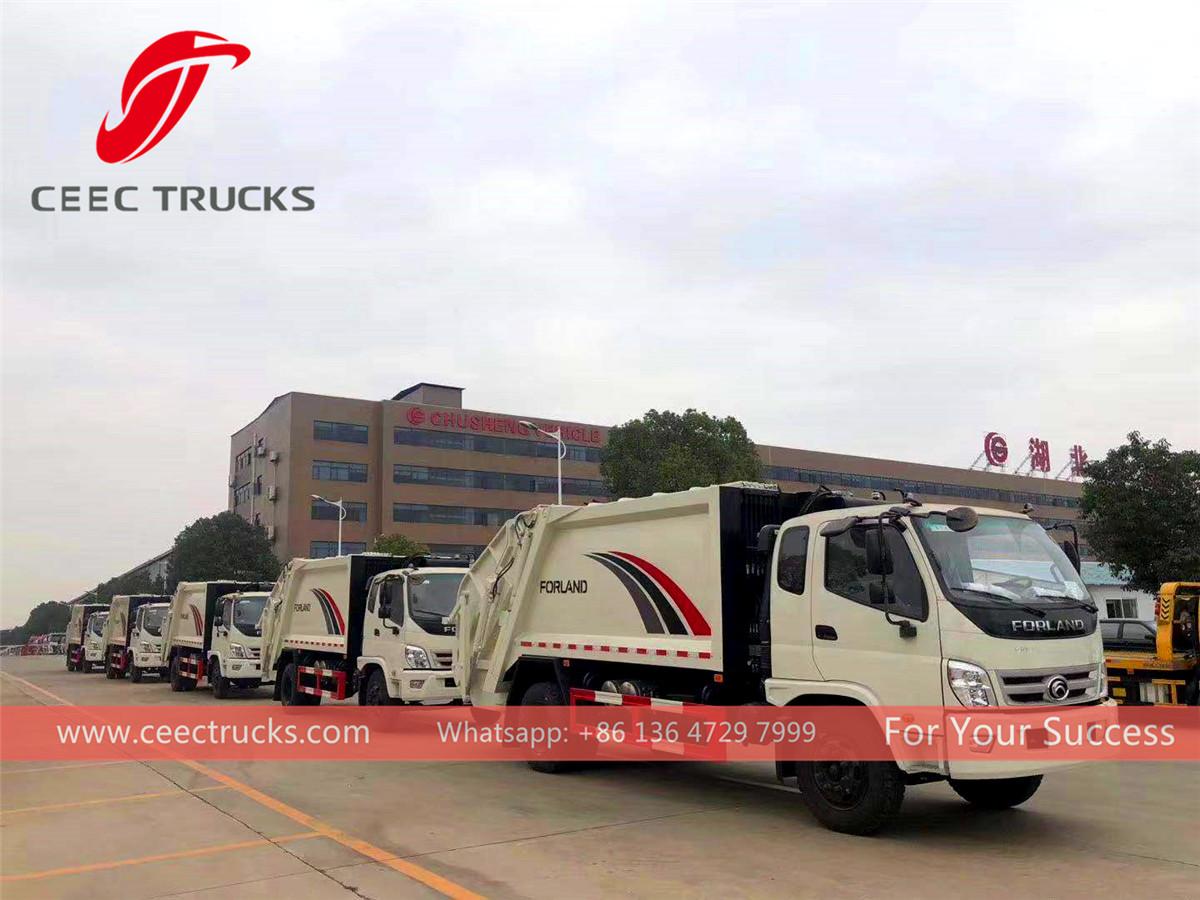 埃塞俄比亚 - 10 辆福田垃圾压缩车出口